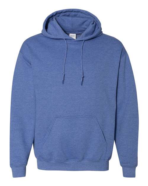 Gildan Heavy Blend™ Hooded Sweatshirt 18500 Heather Deep Royal Custom Embroidered Business Logo