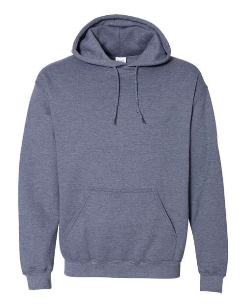 Gildan Heavy Blend™ Hooded Sweatshirt 18500 Heather Dark Maroon Custom Embroidered Business Logo