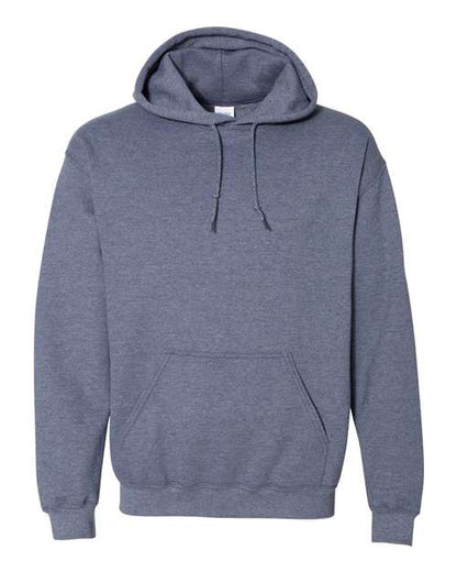 Gildan Heavy Blend™ Hooded Sweatshirt 18500 Heather Dark Maroon Custom Embroidered Business Logo