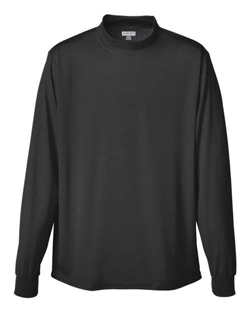 Custom EmbroideredAugusta Sportswear Unisex Wicking Mock Turtleneck 6236 Black