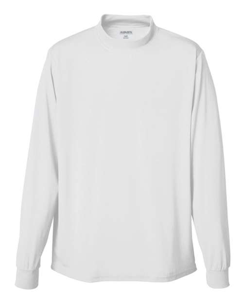 Custom EmbroideredAugusta Sportswear Unisex Wicking Mock Turtleneck 6236 White