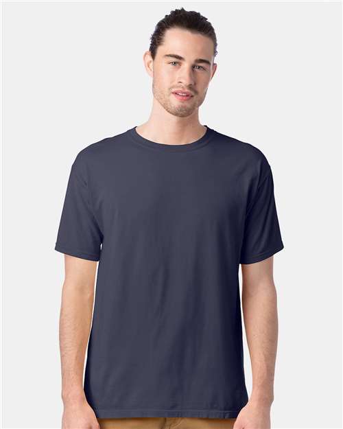 Custom Embroidered  ComfortWash by Hanes Garment-Dyed T-Shirt GDH100 Anchor Slate