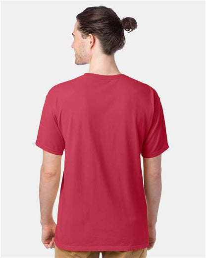 ComfortWash by Hanes Garment-Dyed T-Shirt GDH100 Crimson Fall