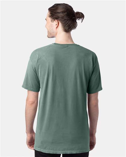 ComfortWash by Hanes Garment-Dyed T-Shirt GDH100 Cypress Green