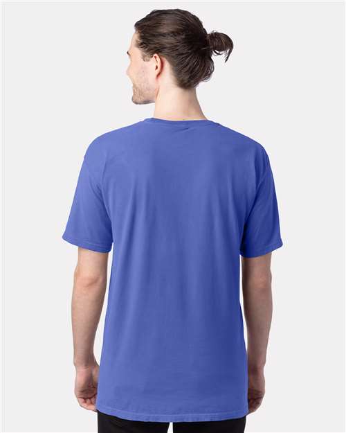 ComfortWash by Hanes Garment-Dyed T-Shirt GDH100 Deep Forte Blue