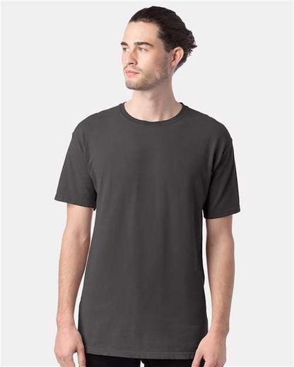 Custom Embroidered  ComfortWash by Hanes Garment-Dyed T-Shirt GDH100 New Railroad Grey