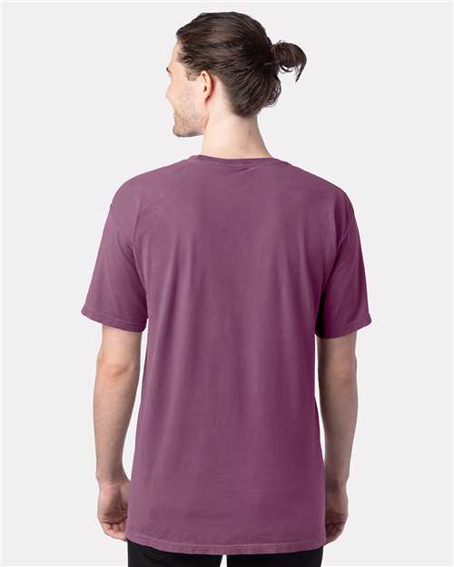 ComfortWash by Hanes Garment-Dyed T-Shirt GDH100 Purple Plum Raisin