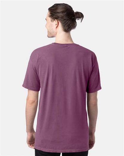 ComfortWash by Hanes Garment-Dyed T-Shirt GDH100 Purple Plum Raisin