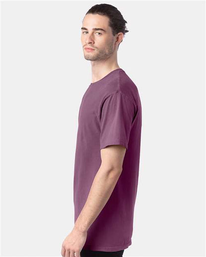 ComfortWash by Hanes Garment-Dyed T-Shirt GDH100 Purple Plum Raisin