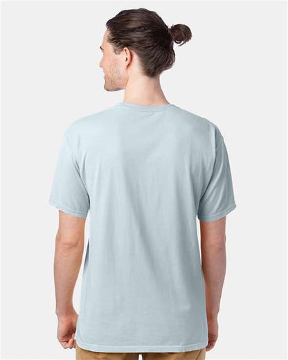 ComfortWash by Hanes Garment-Dyed T-Shirt GDH100 Soothing Blue