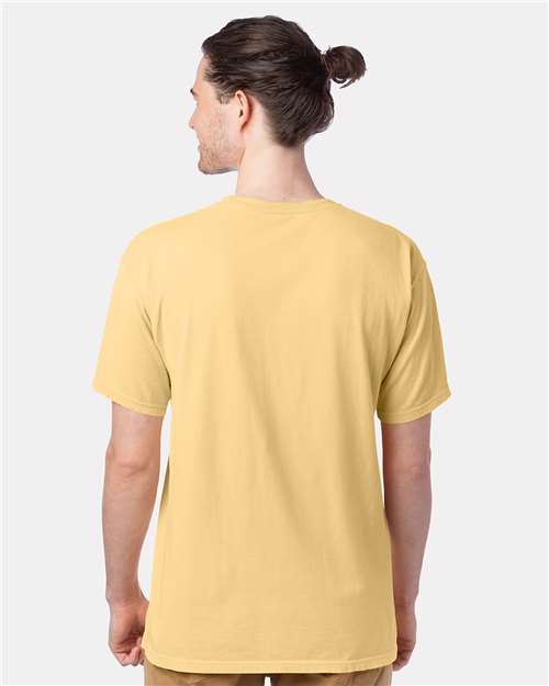 ComfortWash by Hanes Garment-Dyed T-Shirt GDH100 Summer Squash Yellow