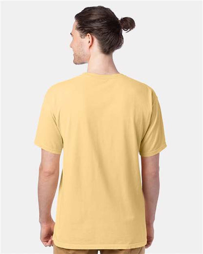 ComfortWash by Hanes Garment-Dyed T-Shirt GDH100 Summer Squash Yellow