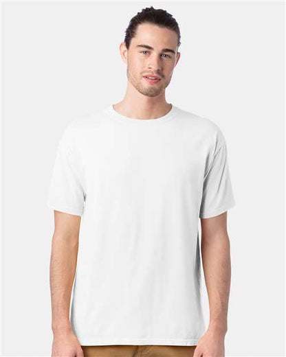 Custom Embroidered  ComfortWash by Hanes Garment-Dyed T-Shirt GDH100 White