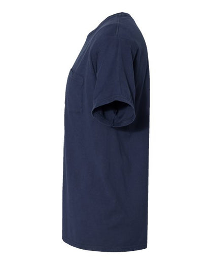 ComfortWash by Hanes Garment-Dyed Pocket T-Shirt GDH150 Navy