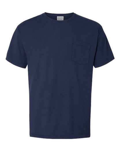 ComfortWash by Hanes Garment-Dyed Pocket T-Shirt GDH150 Navy