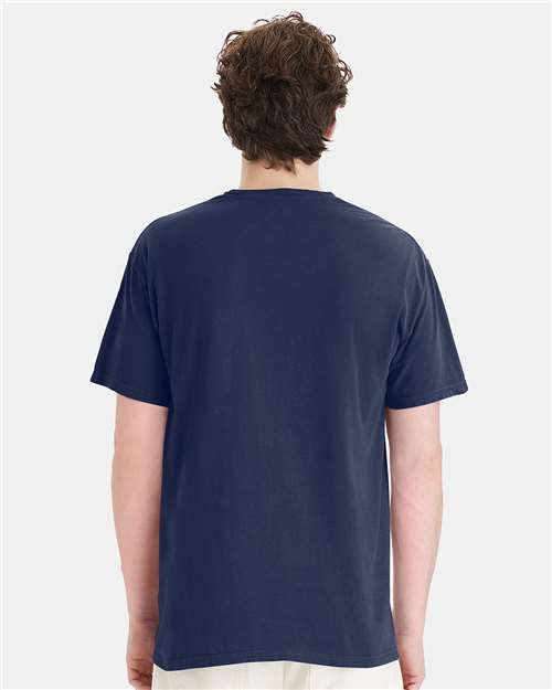 ComfortWash by Hanes Garment-Dyed Pocket T-Shirt GDH150 Navy