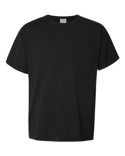 ComfortWash by Hanes Garment-Dyed Pocket T-Shirt GDH150 Black