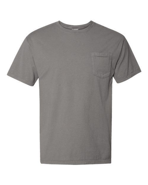 ComfortWash by Hanes Garment-Dyed Pocket T-Shirt GDH150 Concrete Grey