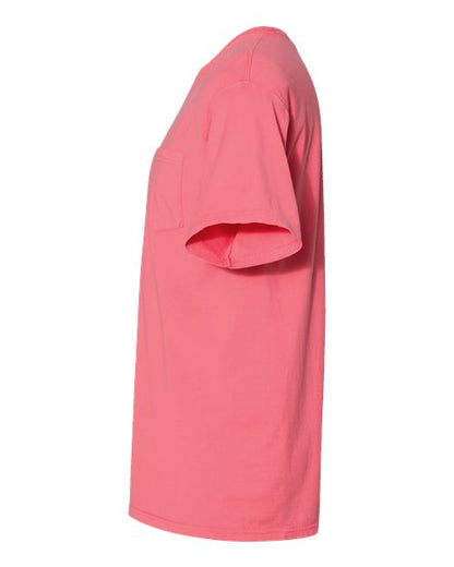 ComfortWash by Hanes Garment-Dyed Pocket T-Shirt GDH150 Coral Craze