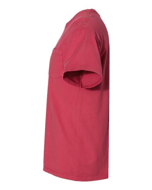 ComfortWash by Hanes Garment-Dyed Pocket T-Shirt GDH150 Crimson Fall