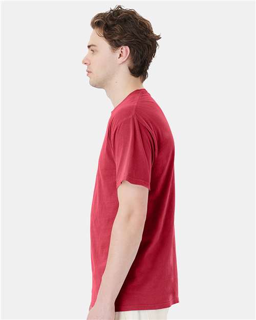 ComfortWash by Hanes Garment-Dyed Pocket T-Shirt GDH150 Crimson Fall