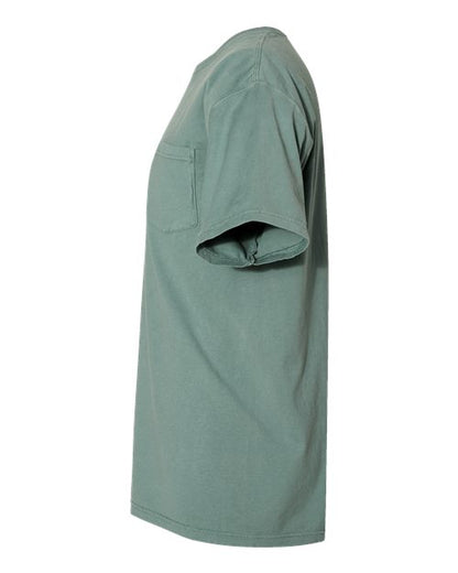 ComfortWash by Hanes Garment-Dyed Pocket T-Shirt GDH150 Cypress Green