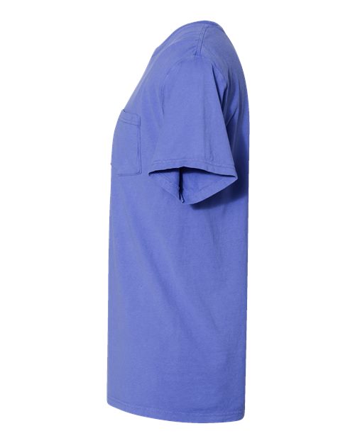 ComfortWash by Hanes Garment-Dyed Pocket T-Shirt GDH150 Deep Forte Blue