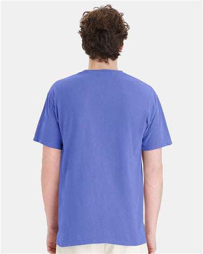 ComfortWash by Hanes Garment-Dyed Pocket T-Shirt GDH150 Deep Forte Blue