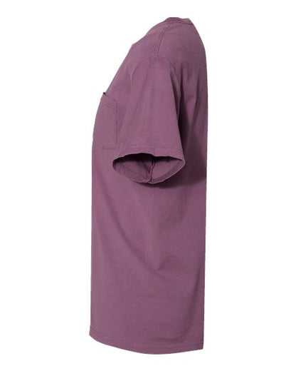 ComfortWash by Hanes Garment-Dyed Pocket T-Shirt GDH150 Purple Plum Raisin