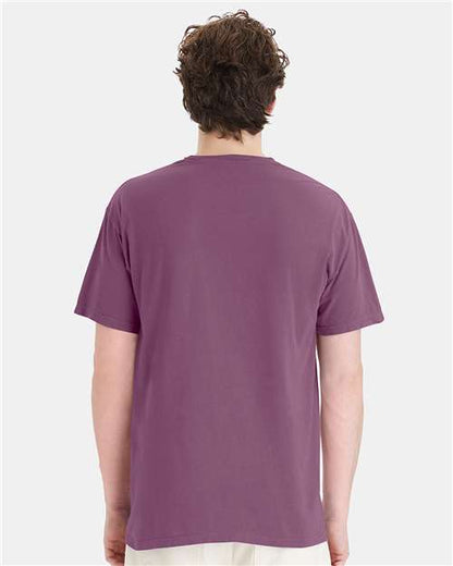 ComfortWash by Hanes Garment-Dyed Pocket T-Shirt GDH150 Purple Plum Raisin