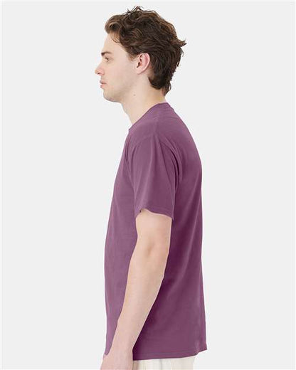 ComfortWash by Hanes Garment-Dyed Pocket T-Shirt GDH150 Purple Plum Raisin