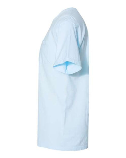 ComfortWash by Hanes Garment-Dyed Pocket T-Shirt GDH150 Soothing Blue