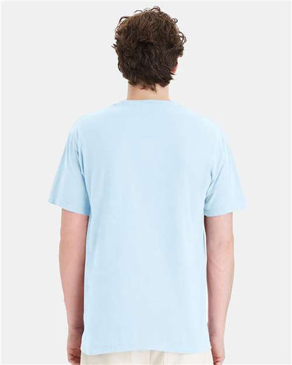 ComfortWash by Hanes Garment-Dyed Pocket T-Shirt GDH150 Soothing Blue