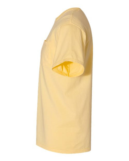 ComfortWash by Hanes Garment-Dyed Pocket T-Shirt GDH150 Summer Squash Yellow