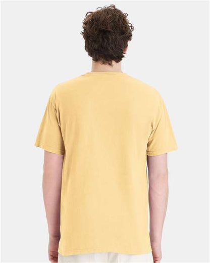 ComfortWash by Hanes Garment-Dyed Pocket T-Shirt GDH150 Summer Squash Yellow