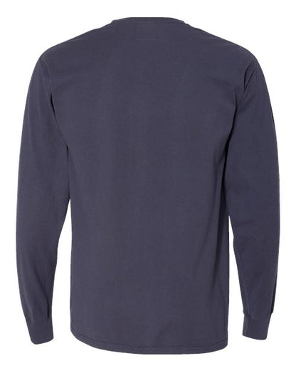 ComfortWash by Hanes Garment-Dyed Long Sleeve T-Shirt GDH200 Anchor Slate