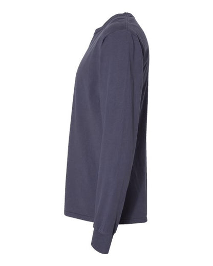 ComfortWash by Hanes Garment-Dyed Long Sleeve T-Shirt GDH200 Anchor Slate