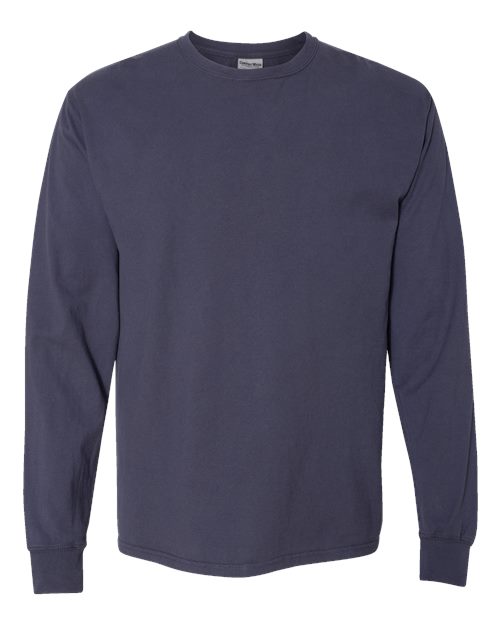 ComfortWash by Hanes Garment-Dyed Long Sleeve T-Shirt GDH200 Anchor Slate