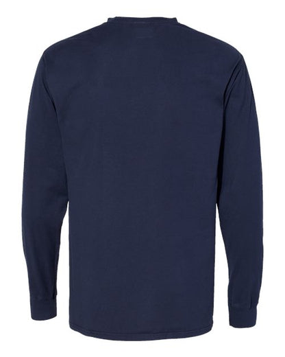 ComfortWash by Hanes Garment-Dyed Long Sleeve T-Shirt GDH200 Navy