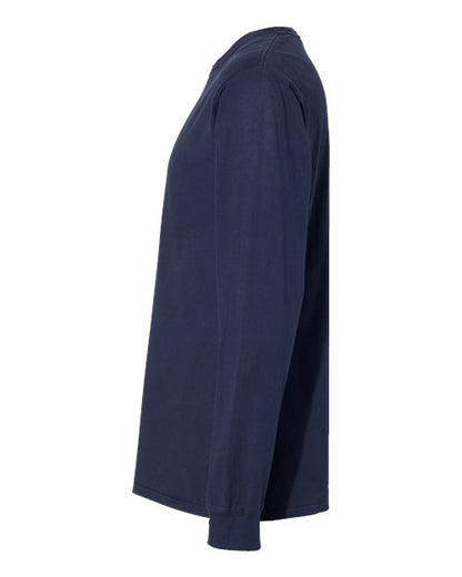 ComfortWash by Hanes Garment-Dyed Long Sleeve T-Shirt GDH200 Navy