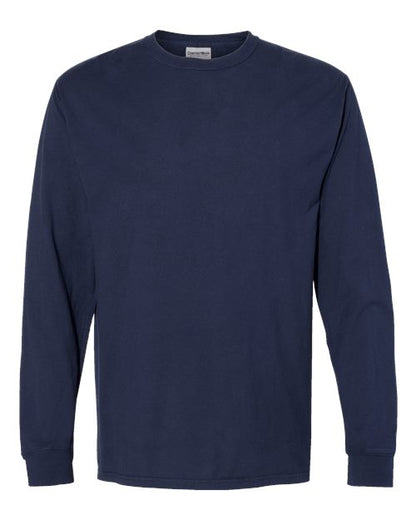 ComfortWash by Hanes Garment-Dyed Long Sleeve T-Shirt GDH200 Navy