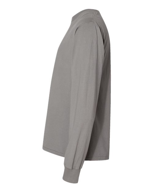 ComfortWash by Hanes Garment-Dyed Long Sleeve T-Shirt GDH200 Concrete Grey