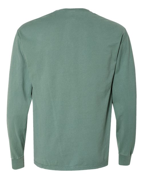 ComfortWash by Hanes Garment-Dyed Long Sleeve T-Shirt GDH200 Cypress Green