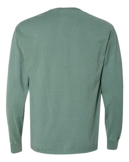 ComfortWash by Hanes Garment-Dyed Long Sleeve T-Shirt GDH200 Cypress Green