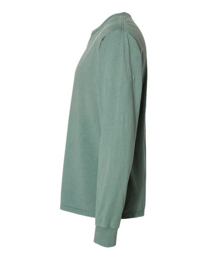 ComfortWash by Hanes Garment-Dyed Long Sleeve T-Shirt GDH200 Cypress Green