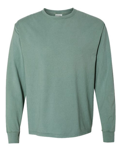 ComfortWash by Hanes Garment-Dyed Long Sleeve T-Shirt GDH200 Cypress Green