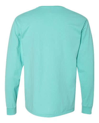 ComfortWash by Hanes Garment-Dyed Long Sleeve T-Shirt GDH200 Mint