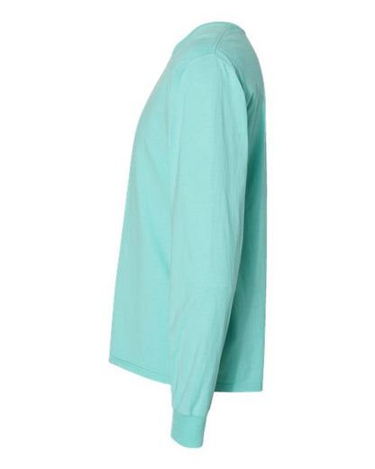 ComfortWash by Hanes Garment-Dyed Long Sleeve T-Shirt GDH200 Mint