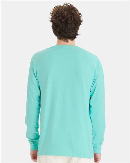 ComfortWash by Hanes Garment-Dyed Long Sleeve T-Shirt GDH200 Mint