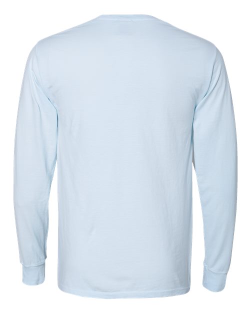 ComfortWash by Hanes Garment-Dyed Long Sleeve T-Shirt GDH200 Soothing Blue